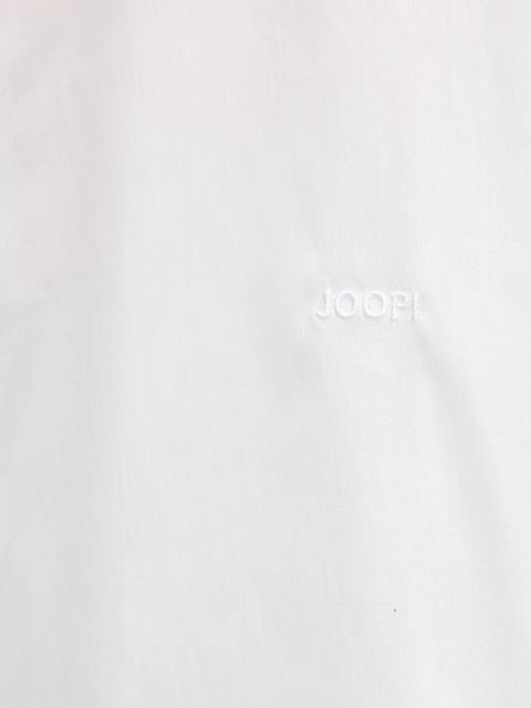 Joop! koszula damska kolor biały relaxed z wiązanym dekoltem 30047570