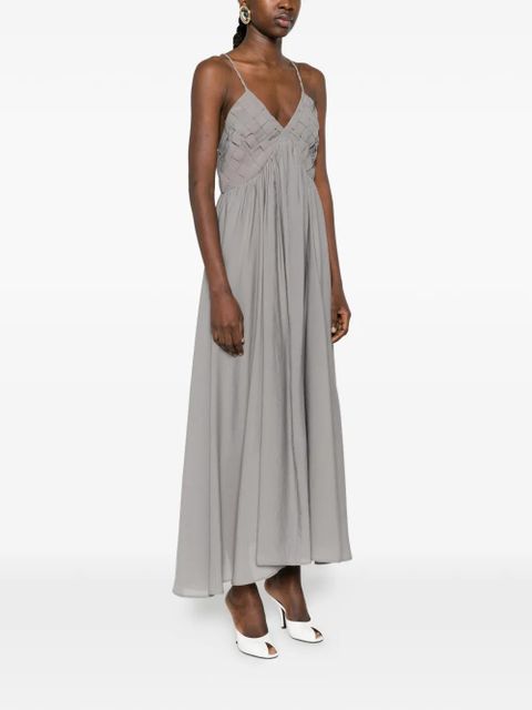 Eleh V-neck maxi dress - Grey