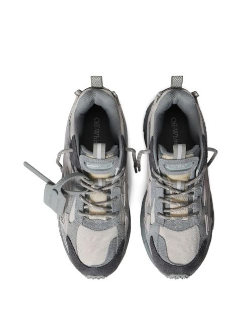 Off-White Be Righ suede lace-up sneakers - Grey