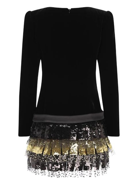 Valentino Garavani bow sequin-embellished dress - Black - zdjęcie produktu nr 2