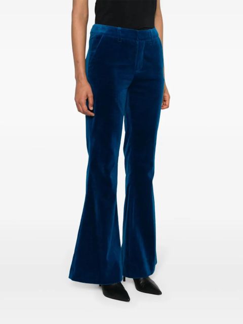 Zadig&Voltaire flared velvet trousers - Blue