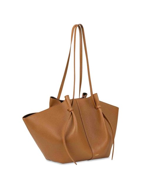 Yuzefi large Mochi pebbled leather shoulder bag - Brown - zdjęcie produktu nr 2