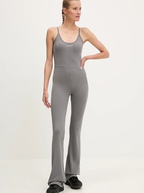 Guess kombinezon MARGOT kolor szary z dekoltem okrągłym V5RD06 KCD02 - zdjęcie produktu nr 1