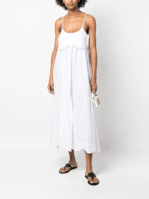 TWINSET tiered-skirt shift dress - White - zdjęcie produktu nr 2