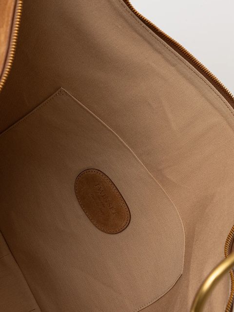 Twinset torebka zamszowa kolor brązowy 261TB7085