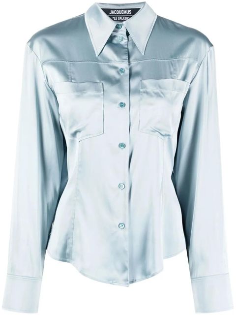 Jacquemus La Chemise Mentalo shirt - Blue - zdjęcie produktu nr 1