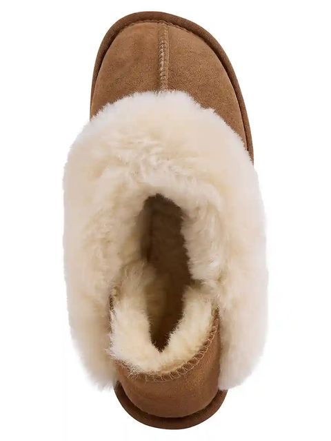 Emu Australia kapcie zamszowe Platinum Balzary kolor brązowy WP11886