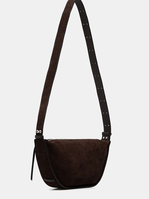 Marc O'Polo torebka zamszowa kolor brązowy 5000009153 - zdjęcie produktu nr 2