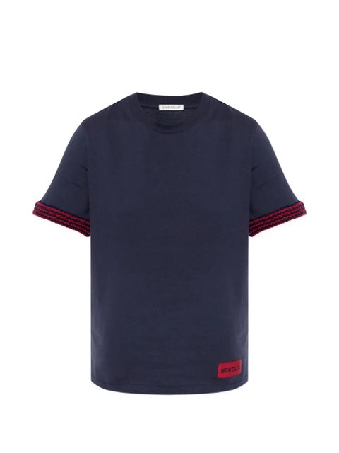 Moncler short-sleeves T-shirt - Blue - zdjęcie produktu nr 1