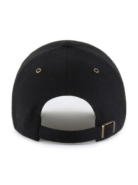 47 brand czapka z daszkiem z dodatkiem wełny MLB New York Yankees kolor czarny B-GLDAG17WIS-BK - zdjęcie produktu nr 2