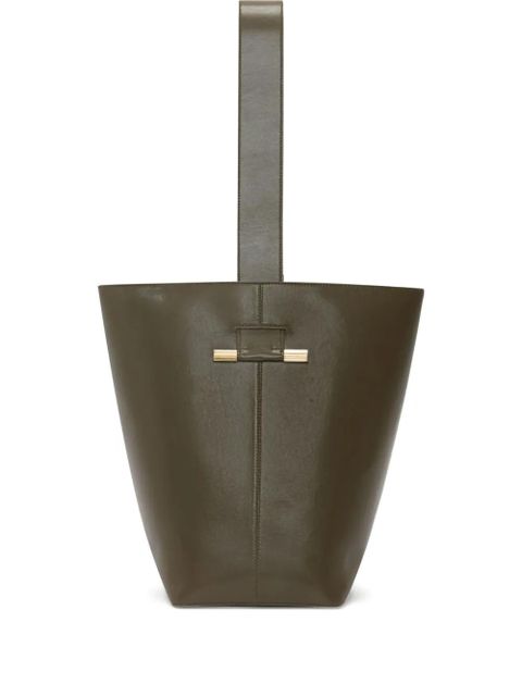 Victoria Beckham Dia top-handle bucket bag - Green - zdjęcie produktu nr 1