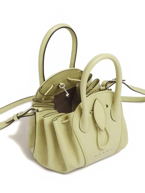 Marni tubular handle tulipea shoulder bag - Green