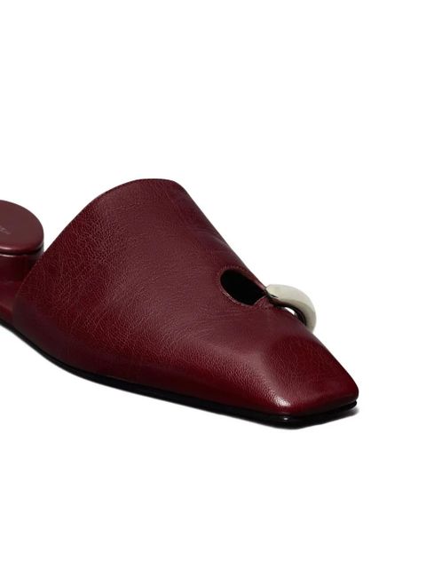 Tory Burch pierced mules - Red