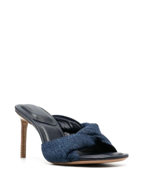 Jacquemus Les mules Bagnu 95mm sandals - Blue