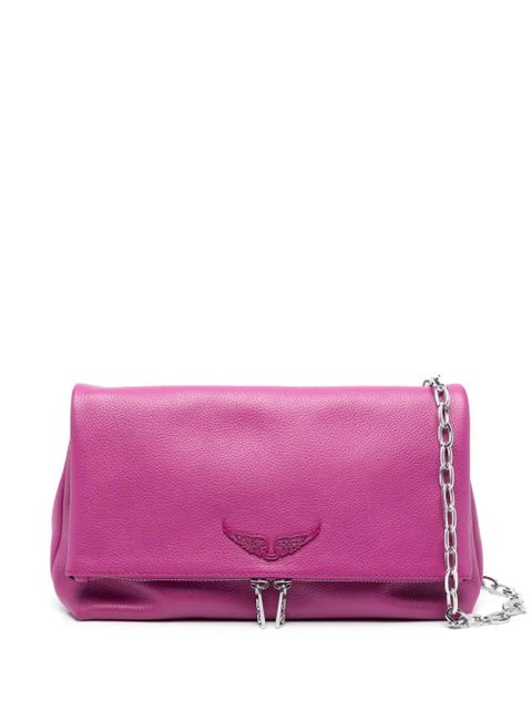 Zadig&Voltaire Rocky grained crossbody bag - Purple - zdjęcie produktu nr 1