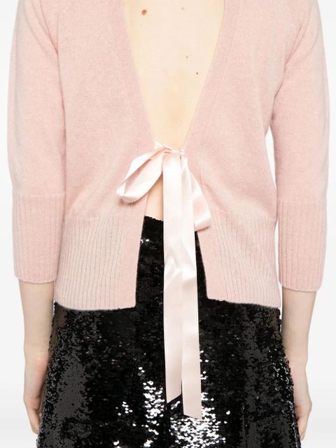 Simone Rocha cashmere turtleneck top - Pink