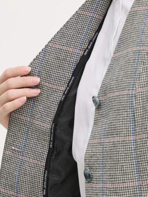 Pepe Jeans kamizelka wełniana FLORINA kolor szary jednorzędowa PL402520