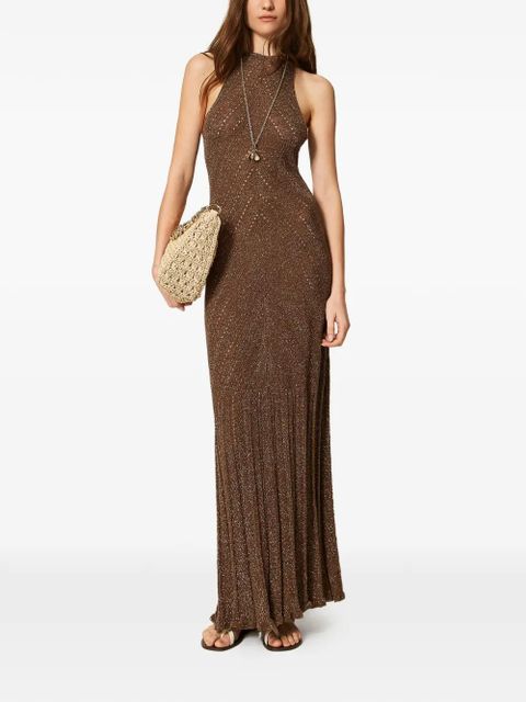 TWINSET maxi dress - Brown - zdjęcie produktu nr 2
