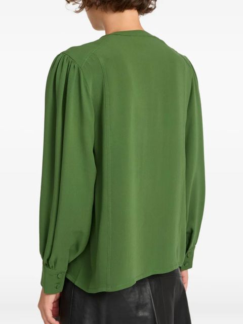 Yves Salomon silk shirt - Green