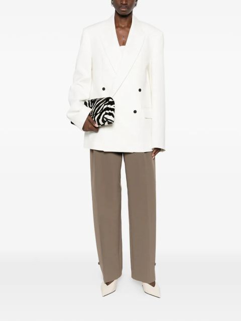 The Frankie Shop double-breasted blazer - White