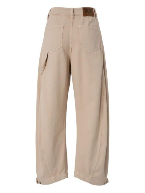 PINKO pleated wide-leg jeans - Neutrals - zdjęcie produktu nr 2