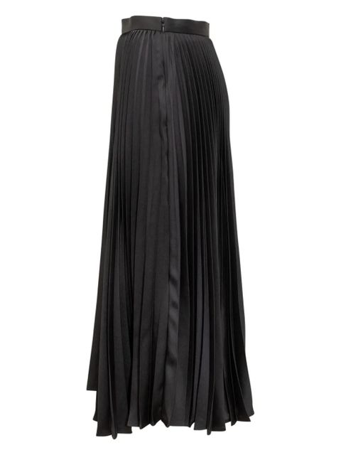 Jil Sander pleated midi skirt - Black