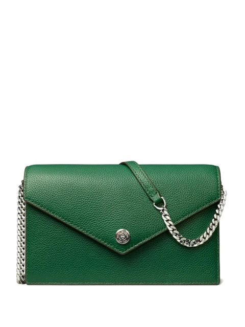 Tory Burch pebble envelope chain mini bag - Green - zdjęcie produktu nr 1