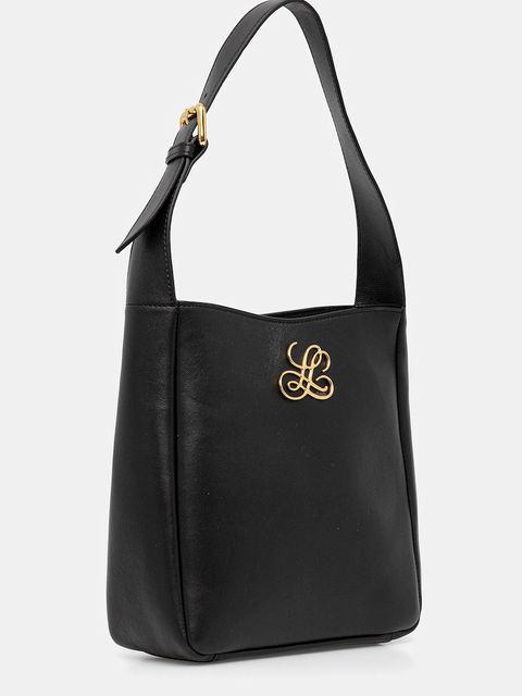 Luisa Spagnoli torebka skórzana kolor czarny 542724 - zdjęcie produktu nr 2