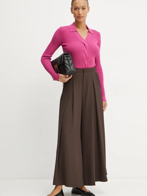 Pinko torebka skórzana kolor czarny 100038 A1EX