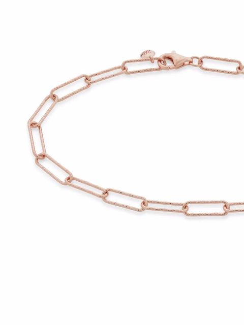 Monica Vinader Alta textured chain bracelet - Pink - zdjęcie produktu nr 2