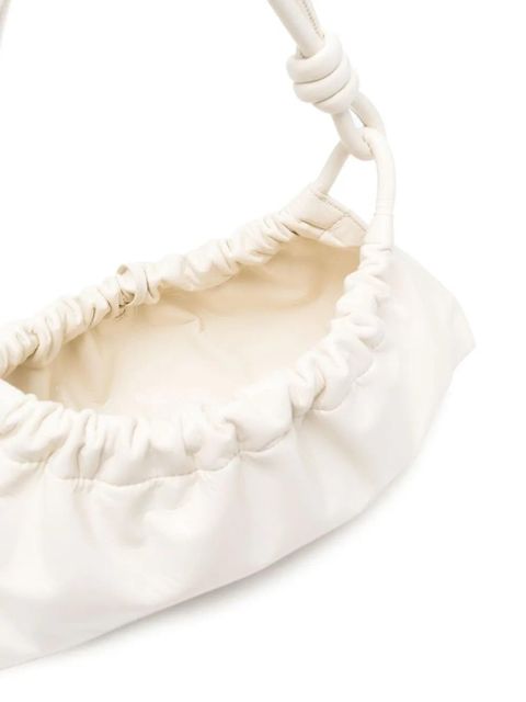 Nanushka Valerie ruched tote bag - Neutrals