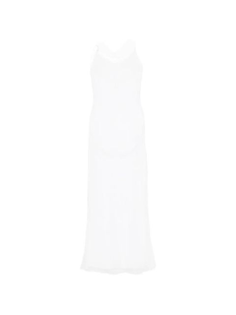 Oséree crystal-embellished spaghetti-strap maxi dress - White - zdjęcie produktu nr 1