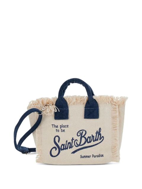 MC2 Saint Barth fringe tote bag - White - zdjęcie produktu nr 1