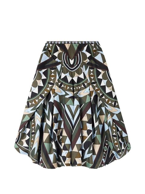 PUCCI geometric-print trousers - Green - zdjęcie produktu nr 1