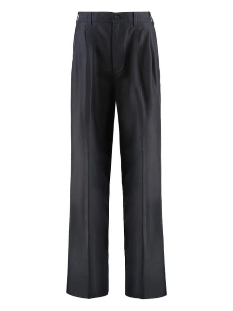 Maison Margiela Skater pleated-details trousers - Black - zdjęcie produktu nr 1