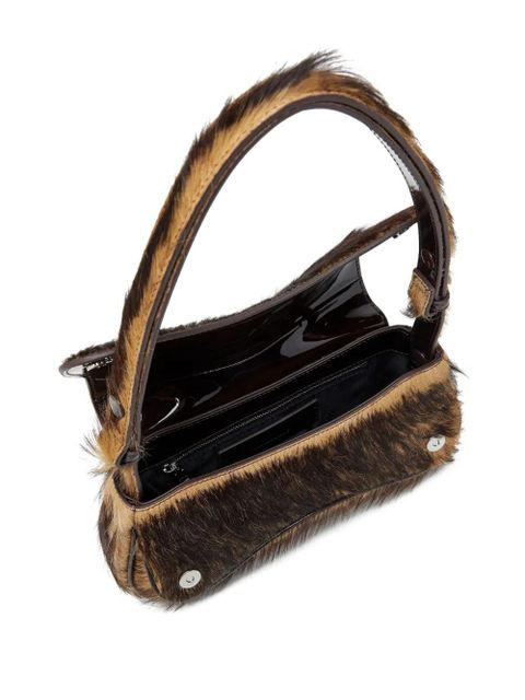 Diesel Play leather clutch - Brown - zdjęcie produktu nr 2