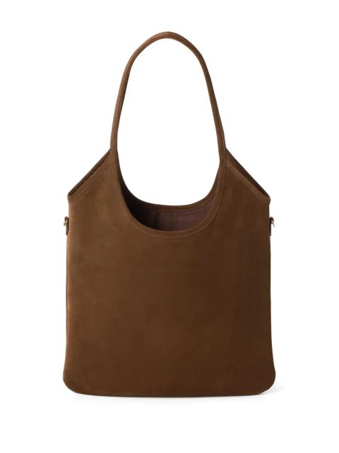 Miu Miu Ivy suede tote bag - Brown