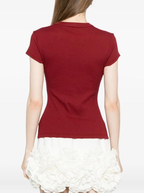 Reformation Raelynn knit top - Red