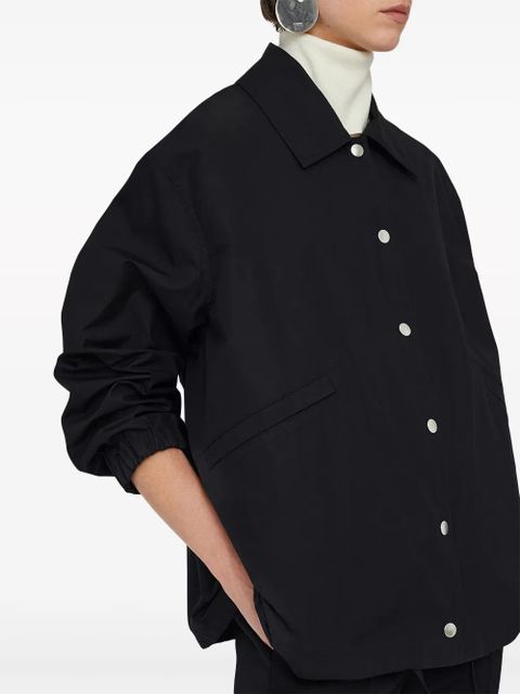 Jil Sander logo-print shirt jacket - Black - zdjęcie produktu nr 2