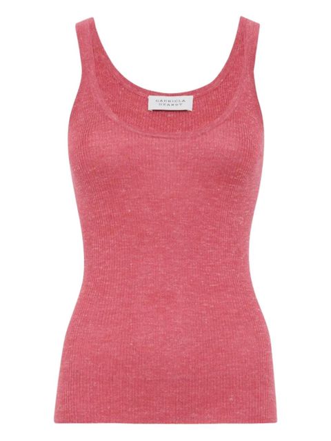 Gabriela Hearst Cinxia fine-ribbed tank top - Pink - zdjęcie produktu nr 1