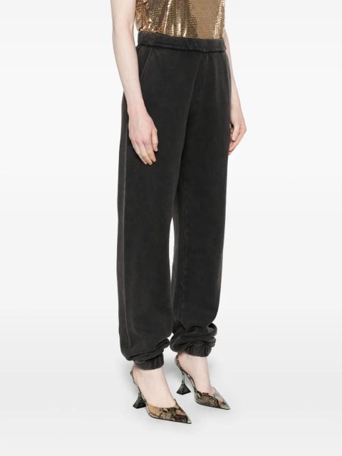 The Attico Penny mid-rise track trousers - Black