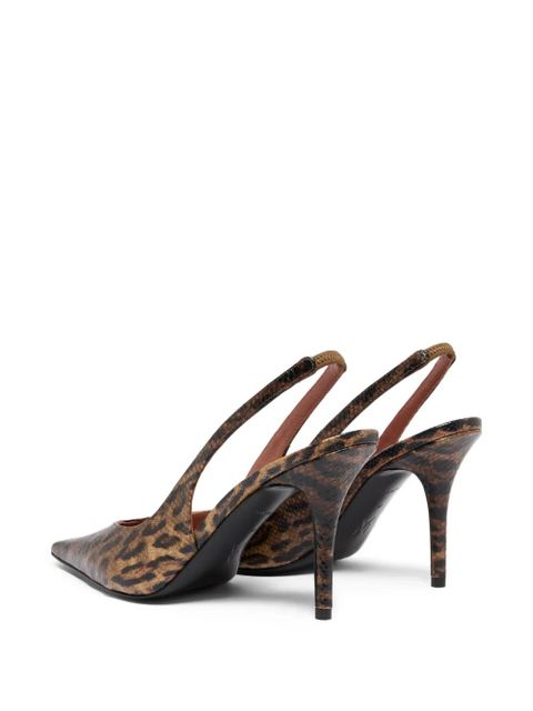 Amina Muaddi Anok slingback pumps - Neutrals