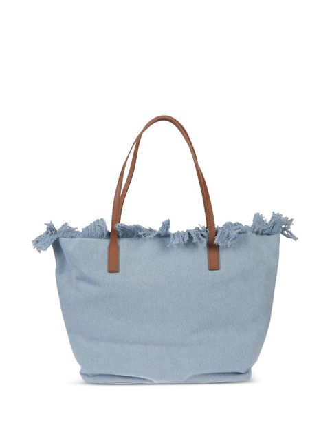 MC2 Saint Barth fringed tote bag - Blue - zdjęcie produktu nr 2