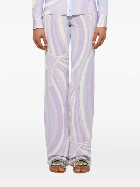 PUCCI Iride-print trousers - Purple