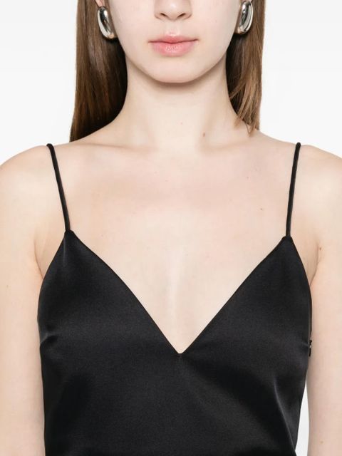 TWINSET V-neck strap dress - Black