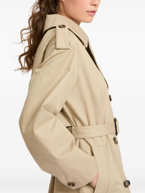 Yves Salomon cotton gabardine trench coat - Neutrals