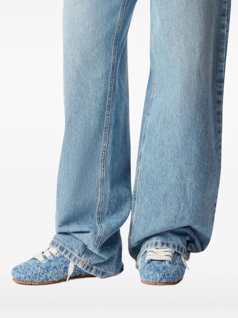 Axel Arigato Tact frayed-denim lace-up sneakers - Blue - zdjęcie produktu nr 2