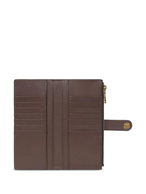 ETRO Pegaso-motif leather wallet - Black