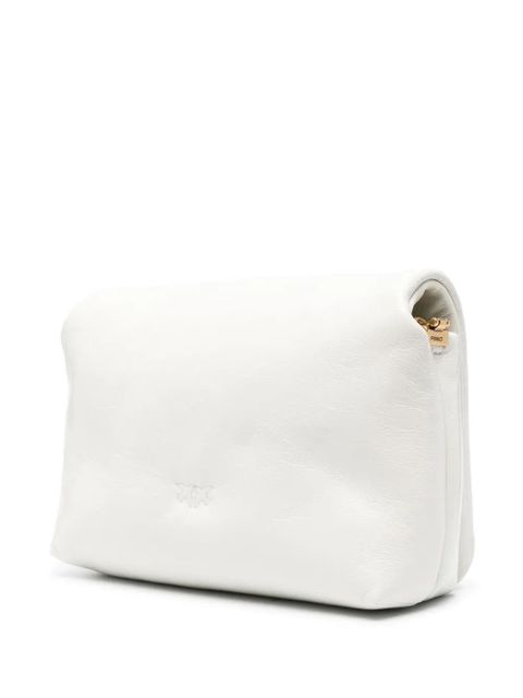 PINKO Love leather crossbody bag - White - zdjęcie produktu nr 2