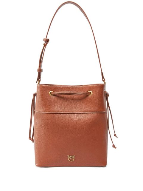 PINKO Love Birds bucket bag - Brown - zdjęcie produktu nr 1